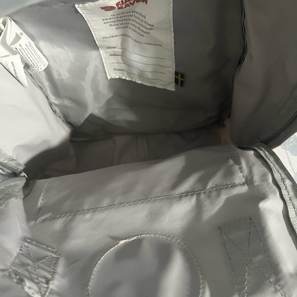 Mini Kånken Gray Backpack - Picture 3 of 4